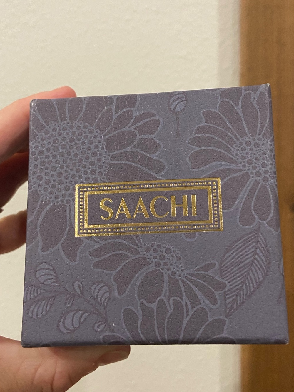New SAACHI Gold Dial Wrap Watch -
Braided Vegan Leather - Picture 6 of 7